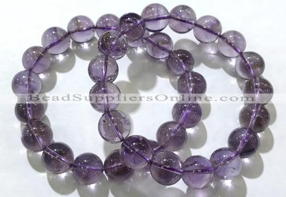 CGB4009 7.5 inches 11mm round ametrine beaded bracelets