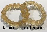 CGB4035 7.5 inches 10*14mm calabash citrine beaded bracelets wholesale