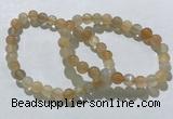 CGB4056 7.5 inches 7mm round moonstone beaded bracelets