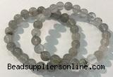 CGB4102 7.5 inches 8mm round rutilated quartz beaded bracelets