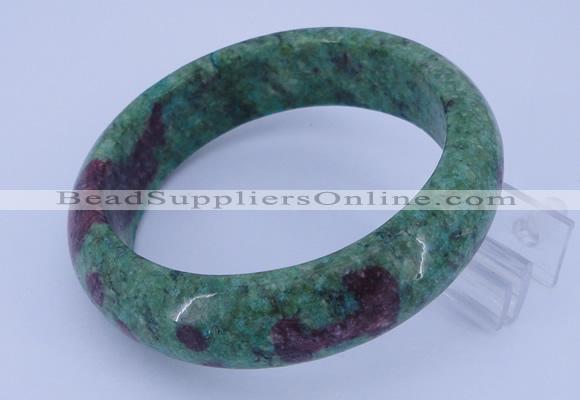 CGB470 Inner diameter 60mm fashion dyed ruby zoisite gemstone bangle