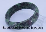 CGB481 Inner diameter 62mm fashion natural ruby zoisite gemstone bangle