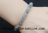 CGB5055 6mm, 8mm round labradorite beads stretchy bracelets