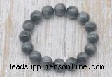 CGB5324 10mm, 12mm round eagle eye beads stretchy bracelets