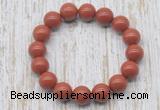 CGB5372 10mm, 12mm round red jasper beads stretchy bracelets