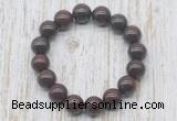 CGB5379 10mm, 12mm round brecciated jasper beads stretchy bracelets