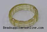 CGB671 7.5 inches 11*16mm lemon quartz bracelet wholesale