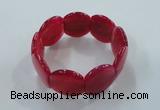 CGB700 8 inches 25*30mm agate gemstone bracelet wholesale