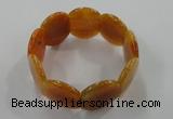 CGB701 8 inches 25*30mm agate gemstone bracelet wholesale