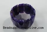 CGB710 8 inches 21*55mm agate gemstone bracelet wholesale