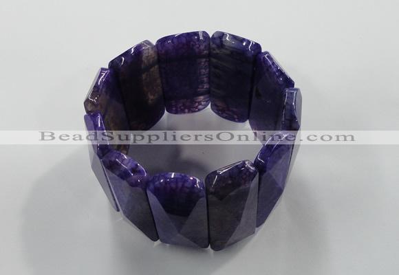 CGB710 8 inches 21*55mm agate gemstone bracelet wholesale