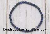 CGB7208 4mm tiny blue tiger eye beaded meditation yoga bracelets