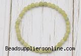 CGB7242 4mm tiny China jade beaded meditation yoga bracelets