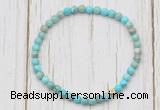 CGB7283 4mm tiny sea sediment jasper beaded meditation yoga bracelets