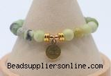 CGB7786 8mm Australia chrysoprase bead with luckly charm bracelets