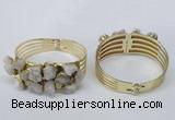 CGB821 30*68mm - 30*70mm druzy agate gemstone bangles wholeasale