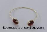 CGB860 10*14mm oval agate gemstone bangles wholesale