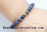 CGB8855 8mm, 10mm sodalite & drum hematite power beads bracelets