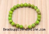 CGB8933 8mm, 10mm green sea sediment jasper, cross & rondelle hematite beaded bracelets