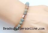 CGB9250 8mm, 10mm serpentine jasper & drum hematite power beads bracelets