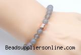 CGB9261 8mm, 10mm grey agate & drum hematite power beads bracelets