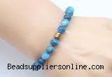 CGB9295 8mm, 10mm apatite & drum hematite power beads bracelets