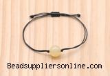 CGB9915 Fashion 12mm honey jade adjustable bracelet jewelry