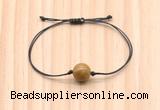 CGB9926 Fashion 12mm wooden jasper adjustable bracelet jewelry