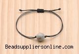 CGB9929 Fashion 12mm serpentine jasper adjustable bracelet jewelry