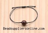 CGB9945 Fashion 12mm mahogany obsidian adjustable bracelet jewelry