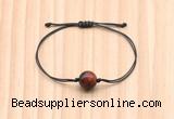 CGB9969 Fashion 12mm red tiger eye adjustable bracelet jewelry