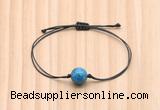 CGB9982 Fashion 12mm apatite gemstone adjustable bracelet jewelry