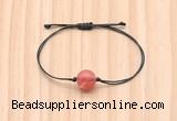 CGB9993 Fashion 12mm cherry quartz adjustable bracelet jewelry