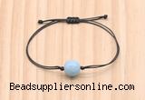 CGB9997 Fashion 12mm aquamarine adjustable bracelet jewelry