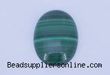 CGC14 30*40mm oval natural malachite gemstone cabochons wholesale