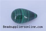 CGC45 13*22mm teardrop natural malachite gemstone cabochons