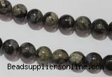 CGE102 15.5 inches 8mm round glaucophane gemstone beads