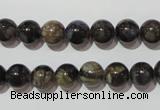 CGE103 15.5 inches 10mm round glaucophane gemstone beads