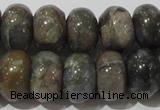 CGE110 15.5 inches 6*10mm rondelle glaucophane gemstone beads