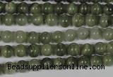 CGH02 15.5 inches 6mm round green hair stone beads wholesale