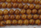 CGJ301 15.5 inches 6mm round goldstone jade beads wholesale