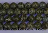 CGJ350 15.5 inches 4mm round green bee jasper beads wholesale