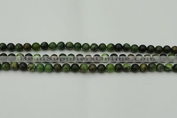 CGJ400 15.5 inches 4mm round green jade beads wholesale