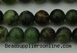 CGJ402 15.5 inches 8mm round green jade beads wholesale