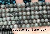 CGJ512 15.5 inches 8mm round green forst jasper beads wholesale