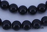 CGL283 10PCS 16 inches 6mm round dyed glass pearl beads wholesale