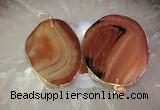 CGP2012 30*50mm - 50*80mm freeform agate slab pendants wholesale