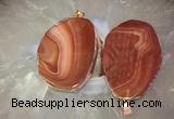 CGP2015 30*50mm - 50*80mm freeform agate slab pendants wholesale