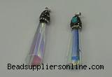 CGP250 15*65mm sticks crystal glass pendants wholesale