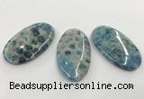 CGP3545 35*50mm oval chrysanthemum agate slab pendants